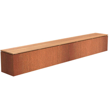 Adezz Forno Garden Furniture Extra Large Adezz Corten Bench
